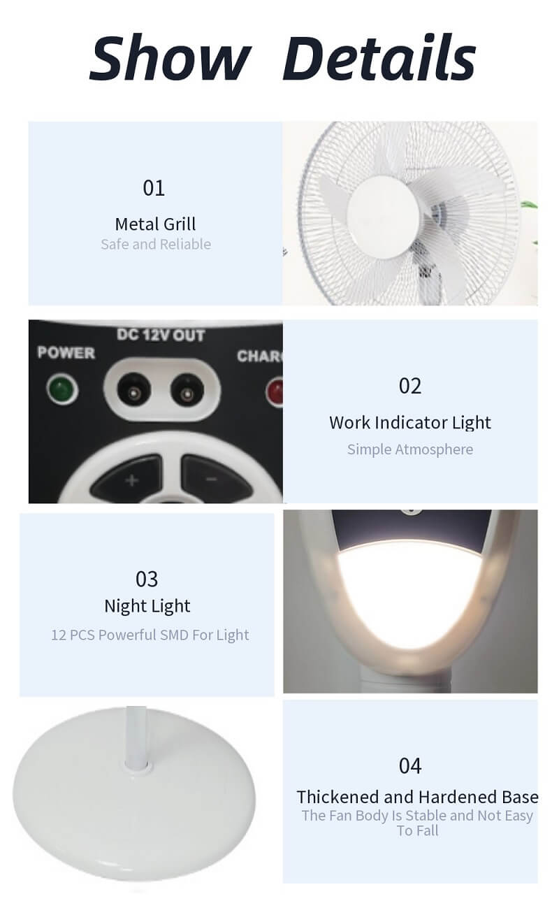 LED light fan