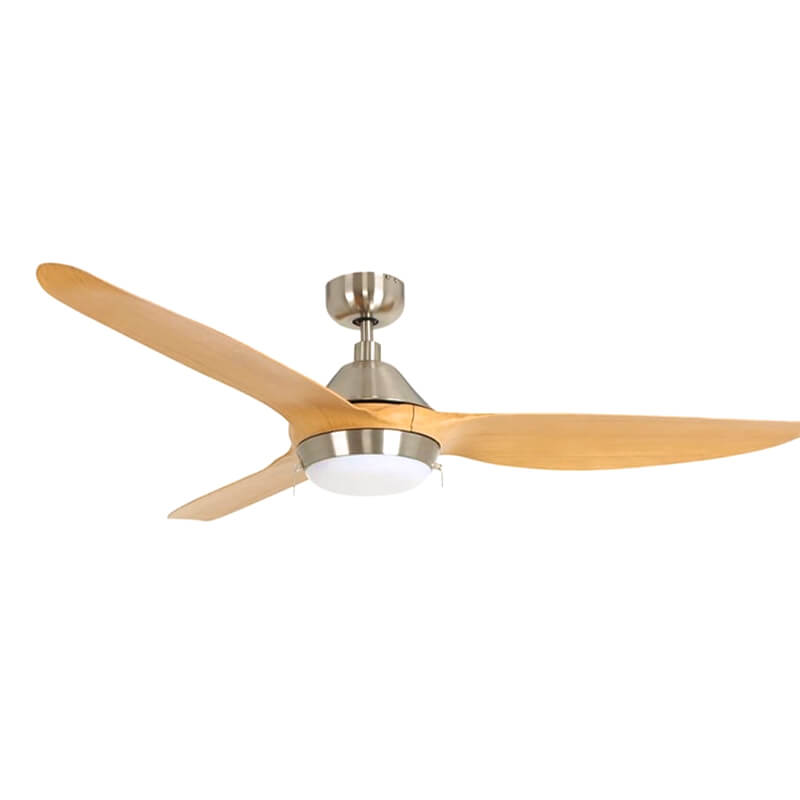 42 inch DC 6 Speed 35w 3 flanged blade led 18w 190 RPM ceiling fan Remote control
