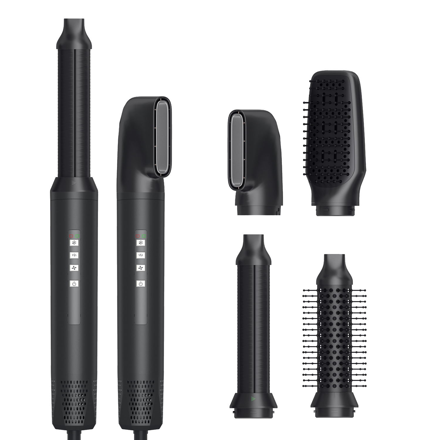 High speed brushless noise reduction hair dryer Metal hair curler 5 in 1