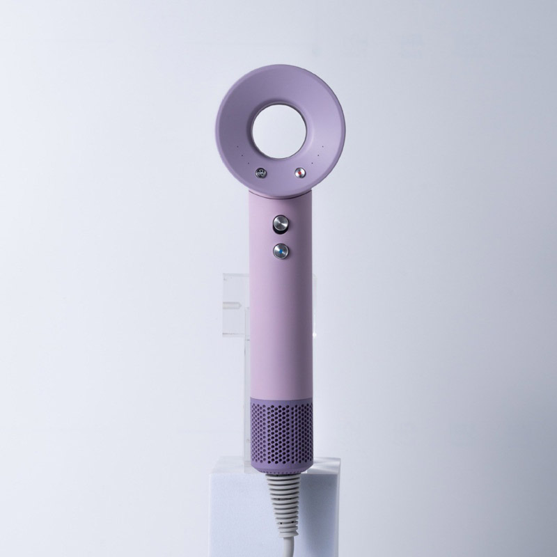 purple hair dryer
