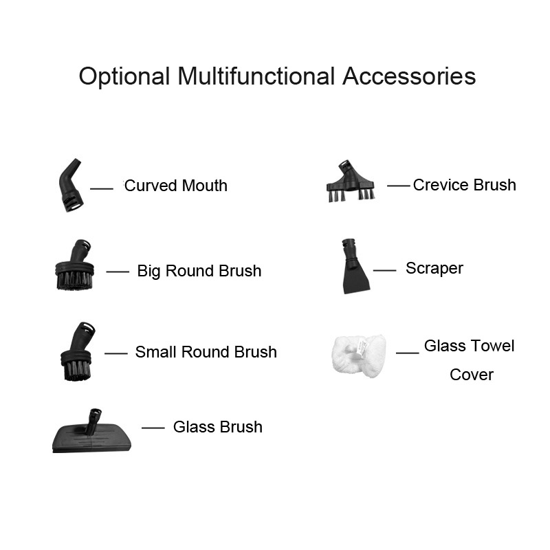 steam mop with attachments